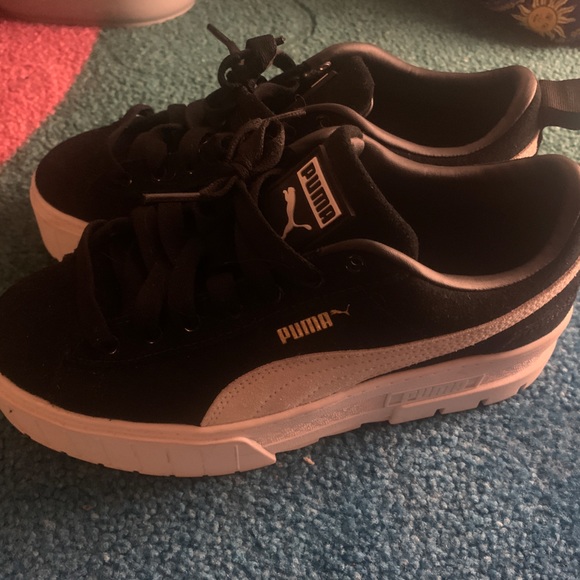 Puma Mayze black and white platform sneakers - Picture 4 of 4